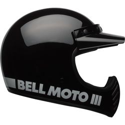 Bell Moto-3 Classic Motocross Helm, schwarz, Größe S