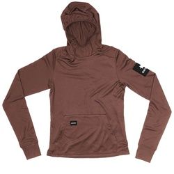 Saysky Damen Motion Fleece Hoodie braun