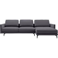 hülsta sofa Ecksofa hs.414 schwarz 280 cm x 91 cm x 172 cm