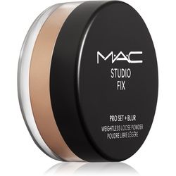 MAC Cosmetics Studio Fix Pro Set + Blur Weightless Loose Powder Mattierender Puder zum Fixieren Farbton Dark 6,5 g