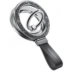 JR-ZS425 magnetic ring holder - black