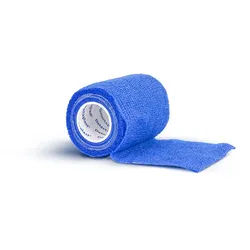 Detectaplast Selbsthaftendes Fixierbinde blau 7,5 cm x 4,5 m