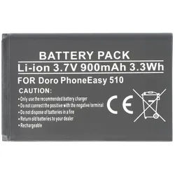 Akku passend für den Doro PhoneEasy 510 Akku DBC-800A, DBC-800B, DBR-800A