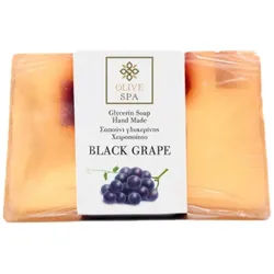 Olive-Spa - Handgemachte pflanzliche Glyzerinseife Schwarze Traube 100 g