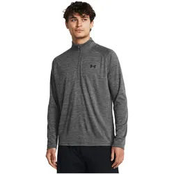 UNDER ARMOUR Tech Textured 1/2-Zip Trainingsshirt Herren 025 - castlerock/black M