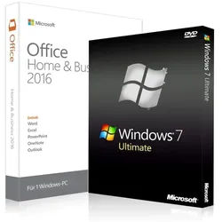 Windows 7 Ultimate + Office 2016 Home & Business Lizenznummer