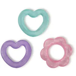 Bright Starts Chill & Teethe Pretty in Pink Beißring 3 m+ 3 St.