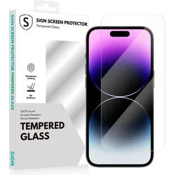 SIGN Screen Protector in Tempered Glass for iPhone 15 Pro Max (1.20 m), USB Kabel