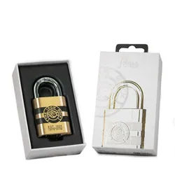 ABUS Vorhängeschloss 83/45 IRON ROCK Limited Edition – Vorhangschloss – Messing, Jubiläumsedition – NANO PROTECT