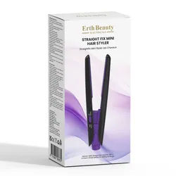 ErthSkin London Straight Fix Mini Haarstyler Schwarz 1 St Unisex