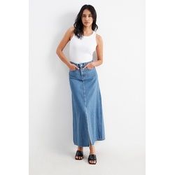 Jeansrock, Blau, 46