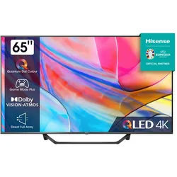 Hisense 65A7KQ Fernseher, 164cm, 65 Zoll, 4K Ultra HD, HDR10+, Dolby Vision & Atmos, Bluetooth, WiFi