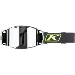 Klim Edge Focus Asphalt Hi-Vis Snowmobil Brille, schwarz-grau für Männer