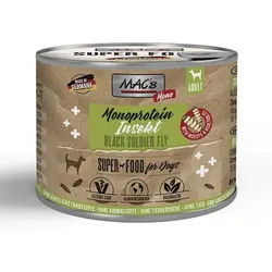 MACs Dog Mono Insekten | 6x 180g Alleinfuttermittel für Hunde
