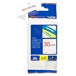 Brother Druckerband P-touch Schriftband TZe-262 36mm x 8m rot/weiß laminiert selbstklebend