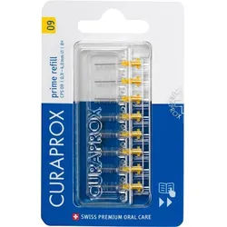 Curaprox Zahnpflege InterdentalbuerstenInterdentalbürsten CPS 09 Prime Refill Gelb 0,9 - 4,4 mm 8 Stk.