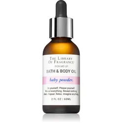 The Library of Fragrance Baby Powder Körperöl für das Bad Unisex 60 ml