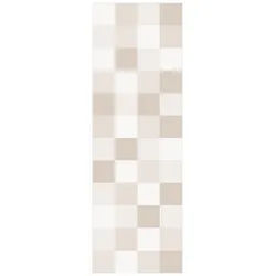 Bilderdepot24 Teppich Teppich Vinyl Flur Küche Muster funktional lang modern, Läufer - beige glatt, nass wischbar (Schmutz, Tierhaare) Saugroboter & Bodenheizung geeignet beige 50 cm x 150 cm