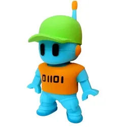 Monsterflex: Stumble Guys Serie 2 Dehnfigur – Robot Guy