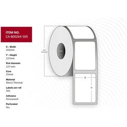 Capture, Etiketten, Label 102 x 127mm, Core 25mm