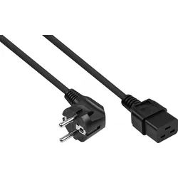 KM SK0190-S050 - Netzkabel Schutzkontakt-Stecker Typ E+F (90° gew.), 5m