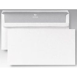 Posthorn, Briefumschlag, Briefumschlag Kompakt 235x125 mm (BxH) ohne Fenster 80g/m2 mit Selbstklebung Papier weiß (1000 x)