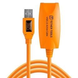Tether Tools TetherPro USB 2.0 Aktives USB Verlängerungskabel - 4,9 Meter orange