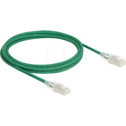 DELOCK 80366 - Patchkabel Cat.6a U/FTP Slim 2 m grün