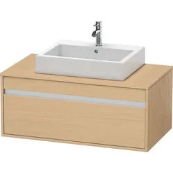 Duravit Ketho Konsolenwaschtischunterbau wandhängend Natur Eiche Matt 1000x550x426 mm - KT669503030 KT669503030