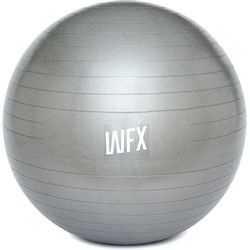 DoYourFitness Gymnastikball Orion, Ø 85 cm Grau Sitzball Yoga Pilates Sport Fitness Ball + Pumpe grau