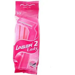 Laser 2 - Doppelklingen-Einwegrasierer x10 10 St Frauen