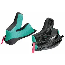 X-Lite X-502/Ultra Carbon Wangenpolster, schwarz-grün, Größe 25 mm