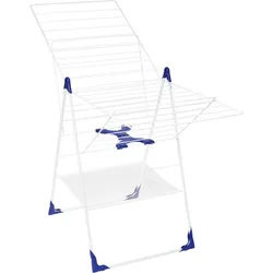 Leifheit Standtrockner , Blau, Weiß , Metall, Kunststoff , 61x94x151 cm , klappbar, platzsparend , Haushalt & Kleinelektro, Wäschepflege, Wäscheständer