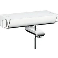 hansgrohe Wannen-Thermostat Ecostat Select AP, 2 Verbr., Ausl. 193mm, weiß/chrom