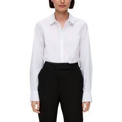 s.Oliver BLACK LABEL Klassische Bluse, mit verdeckter Knopfleiste s.Oliver BLACK LABEL white 38