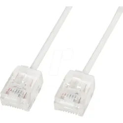 ROLINE 21154472 - Patchkabel Cat.6a UTP weiß 2 m