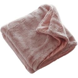 Tom Tailor Plaid T-Tender , Rosa, Altrosa , Textil , Uni , 130x170 cm , Heimtextilien, Wohntextilien, Kuscheldecken