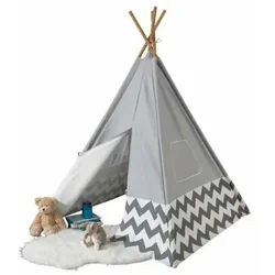 KidKraft® Moskitonetz KIDKRAFT Kinderzelt TEEPEE - grau