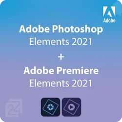 Adobe Photoshop + Premiere Elements 2021 Win/ Mac