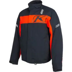 Klim Keweenaw 2025 wasserdichte Snowmobil Jacke, schwarz-rot, Größe XL für Männer