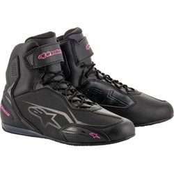 Alpinestars Stella Faster-3 Damen Motorradschuhe, schwarz-pink, Größe 37