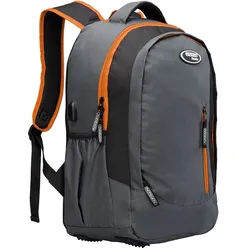 Sportrucksack Grau/Orange 34L