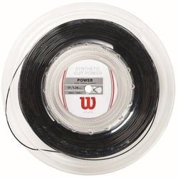 Wilson Tennissaite Synthetic Gut Power 1.30 (Allround+Power) schwarz 200m Rolle