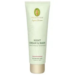 Primavera Life GmbH Nachtcreme Glowing Age - Night Cream & Mask Smoothing & Renewing 50ml