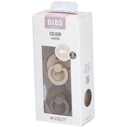 Bibs Colour Schnuller Gr. 3, 18+ Monate, Vanilla/ Dark Oak