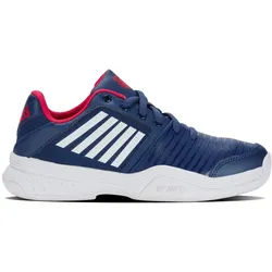 KSwiss Tennisschuhe Court Express Indoor/Carpet/Teppich opalblau/weiss Kinder