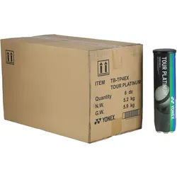 Yonex Tennisbälle Tour Platinum Dose 18x4er Karton
