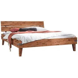 Hasena Bett , Braun, Akaziefarben , Holz , Akazie , massiv , 100x200 cm , in verschiedenen Holzarten erhältlich, in verschiedenen Größen erhältlich , Schlafzimmer, Komplette Schlafzimmer und Serien, Schlafzimmerserien