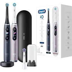 Oral-B - Elektrische Zahnbürste 'iO Series 9 + 2. Handstück & Reiseetui' in Schwarz/Rose 1 St