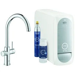 Grohe Blue Home Starter Kit 31455 Bluetooth/WIFI C-Auslauf chrom, 31455001 31455001